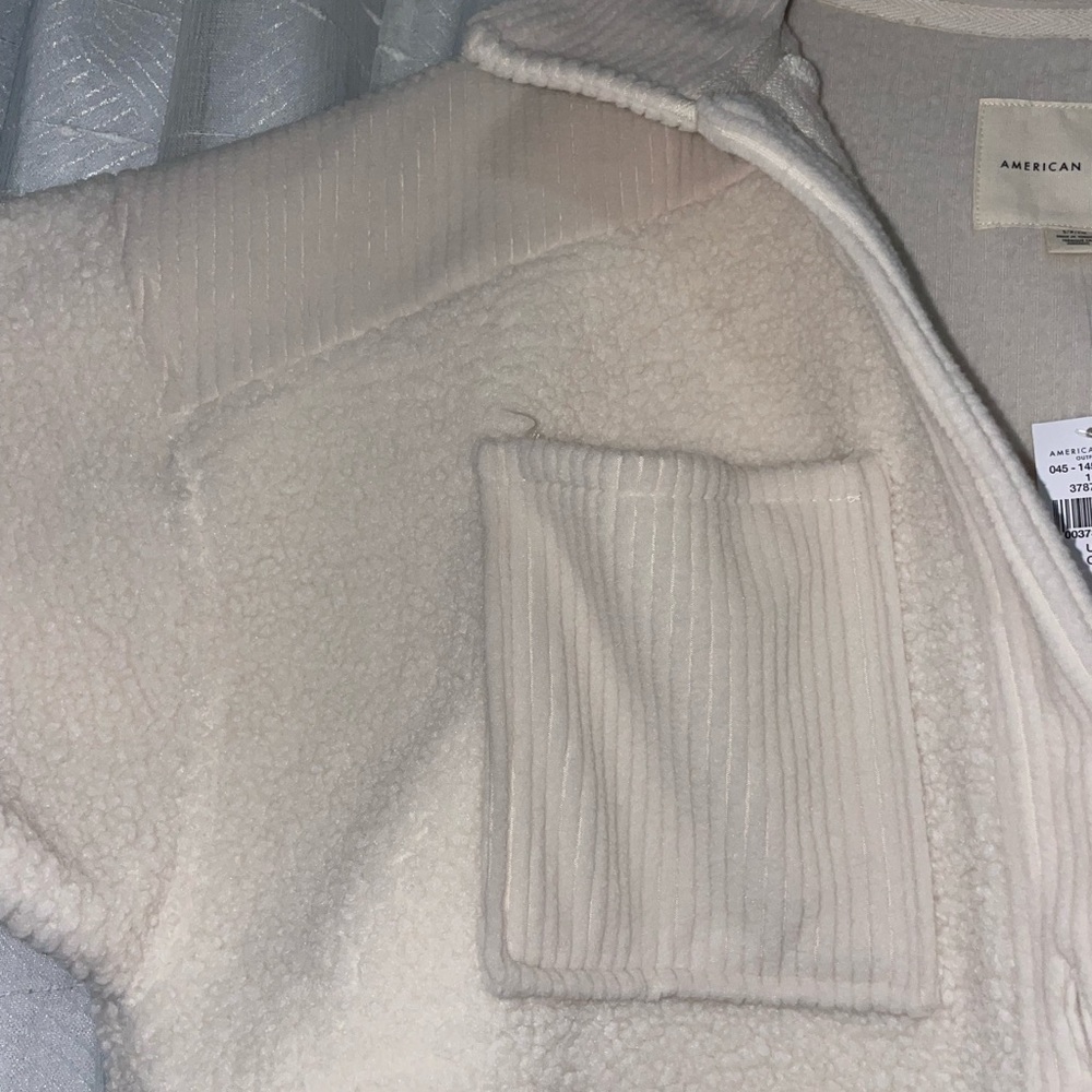 Sweater Knit Cream Sweater - Picture 3 of 5